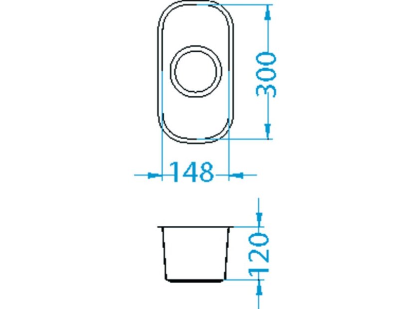 Nerezový dřez Alveus VARIANT 110