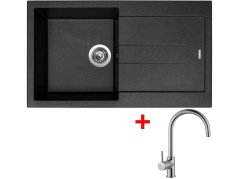 Set Sinks Amanda 860 Metalblack + Vitalia Set Sinks Amanda 860 Metalblack + Vitalia