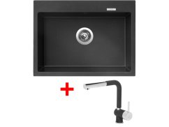 Set Sinks Maximo 680 Metalblack + Mix 3 P GR Set Sinks Maximo 680 Metalblack + Mix 3 P GR