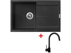 Sinks ULTIMA 790 Granblack + Vitalia čierná matná Sinks ULTIMA 790 Granblack + Vitalia čierná matná