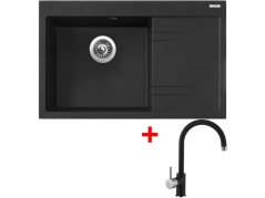 Set Sinks RIM 780 L Granblack + Vitalia GR Set Sinks RIM 780 L Granblack + Vitalia GR