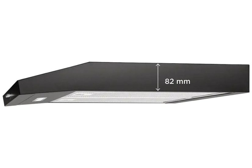 Concept OPP1250bc podvěsná digestoř černá 50 cm - 4