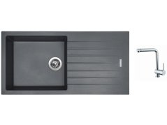 Set Sinks PERFECTO 1000 Titanium + batéria Sinks MIX 3 chróm