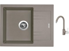 Set Sinks LINEA 600 N Truffle + batéria Sinks MIX 35 Truffle Set Sinks LINEA 600 N Truffle + batéria Sinks MIX 35 Truffle