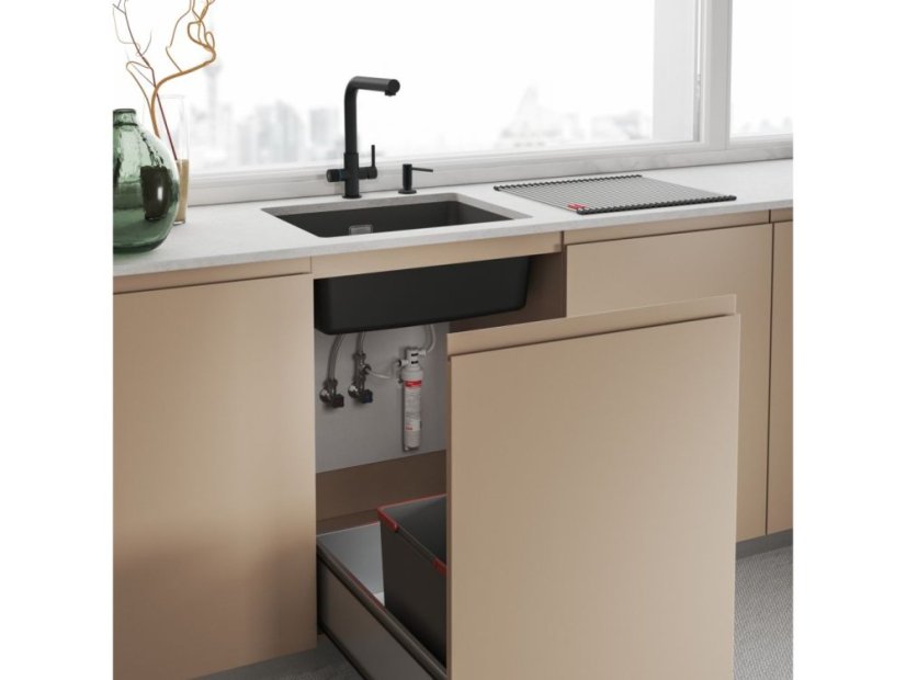 Drezová batéria Franke FC 3077.901 LINA CLEAR WATER 2.0 Matná čierna - 10