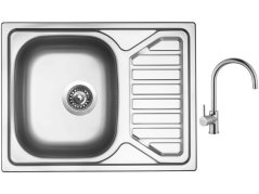 Set Sinks OKIO 650 V leštený + batéria Sinks VITALIA chróm Set Sinks OKIO 650 V leštený + batéria Sinks VITALIA chróm