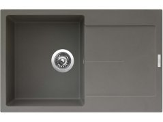 Sinks ULTIMA 790 Truffle + ELASTA S nerez/čierná