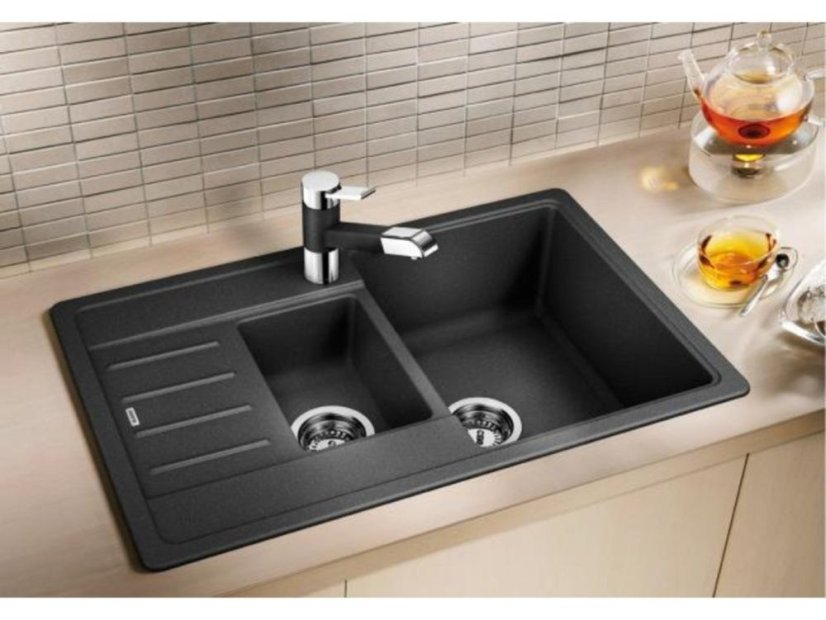 Granitový drez Blanco LEGRA 6 S Compact antracit obojstranné