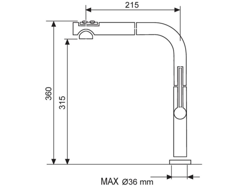 Dřezová baterie Sinks SLIM S2 lesklá