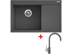 Set Sinks RIM 780 L Titanium + Vitalia GR Set Sinks RIM 780 L Titanium + Vitalia GR