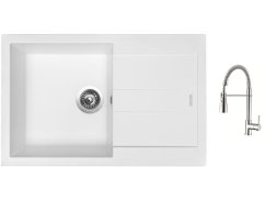 Set Sinks AMANDA 780 Milk + baterie Sinks MIX 35 PROF S chrom Set Sinks AMANDA 780 Milk + baterie Sinks MIX 35 PROF S chrom