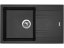 Set Sinks LINEA 780 N Metalblack + batéria Sinks MIX 35 chróm