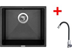 Sinks FRAME 457 Metalblack + Elasta nerez/černá Sinks FRAME 457 Metalblack + Elasta nerez/černá