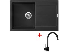 Sinks ULTIMA 790 Pureblack + Vitalia čierná matná Sinks ULTIMA 790 Pureblack + Vitalia čierná matná