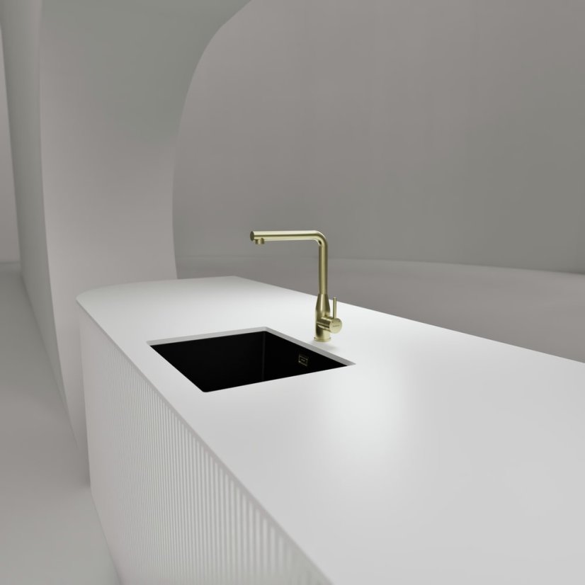 Dřezová baterie Schock Keto White Gold