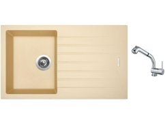Set Sinks PERFECTO 860 Sahara + baterie Sinks MIX 3 S Chrom Set Sinks PERFECTO 860 Sahara + baterie Sinks MIX 3 S Chrom
