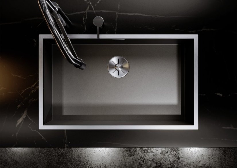 Nerezový drez Blanco CLARON 500 IF nerez Dark Steel