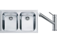 Set Franke LLX 620 Nerez + baterie Franke FC 9290 ORBIT Nerez