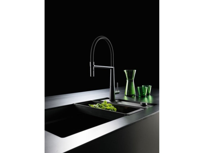 Dřezová baterie Franke FG 0598.901 ICON SEMI PRO Matná černá - 18