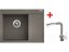 Set Sinks RIM 650 L Truffle + Mix 3 P GR