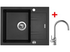 Sinks LINEA 600 XC Metalblack + Vitalia Sinks LINEA 600 XC Metalblack + Vitalia