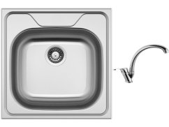 Set Sinks Classic 480 V + batéria Sinks batéria Evera chróm Set Sinks Classic 480 V + batéria Sinks batéria Evera chróm