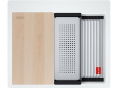 Granitový dřez Franke KNG PRO 610-53 Bílá-led - 2