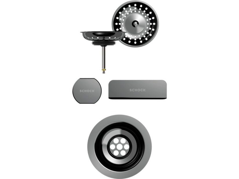 Viditelné části Schock Gunmetal brushed 400065GUB Viditelné části Schock Gunmetal brushed 400065GUB
