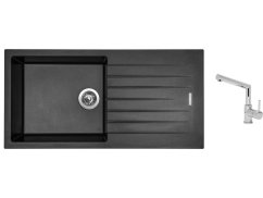 Set Sinks PERFECTO 1000 Metalblack + baterie Sinks MIX 350 P chrom Set Sinks PERFECTO 1000 Metalblack + baterie Sinks MIX 350 P chrom
