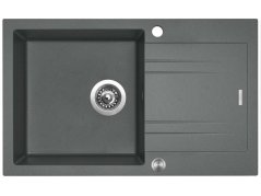 Sinks LINEA 780 XC Titanium + Elasta nerez/čierná