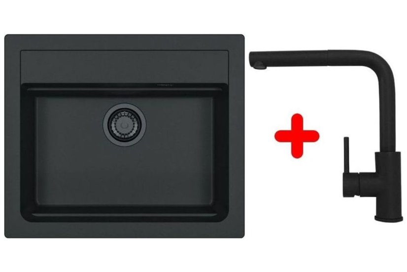 Set Alveus Atrox 30 čierna matná Black edition + Zeos-P Čierna