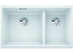 Granitový dřez Blanco SUBLINE 430/270 U InFino bílá bez táhla