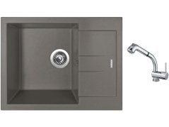 Set Sinks AMANDA 650 Truffle + baterie Sinks MIX 3 S Chrom Set Sinks AMANDA 650 Truffle + baterie Sinks MIX 3 S Chrom