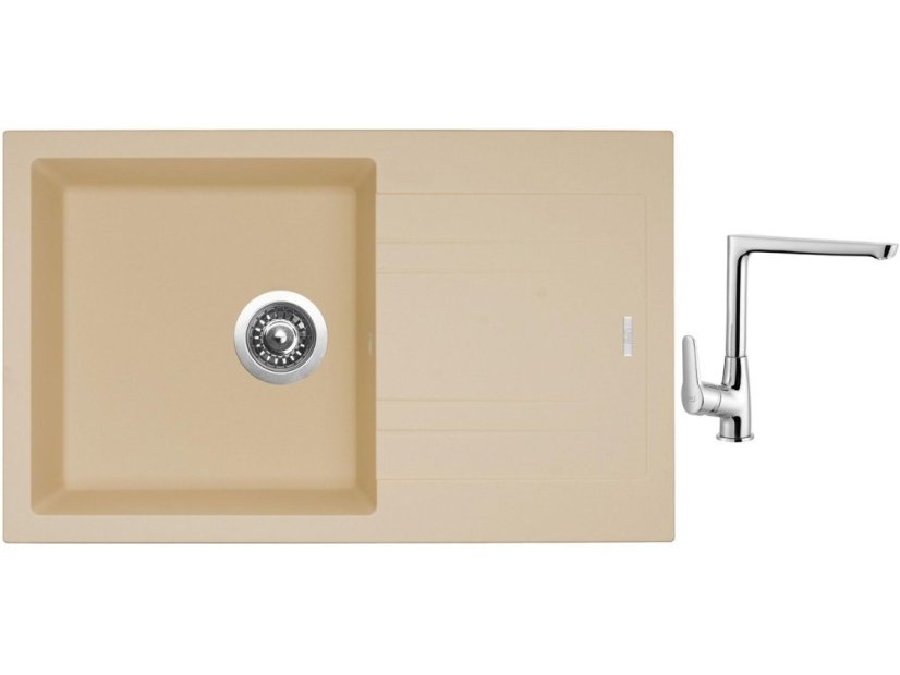 Set Sinks LINEA 780 N Sahara + batéria Sinks batéria CASPIRA chróm