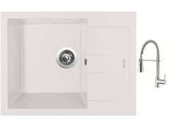 Set Sinks AMANDA 650 Milk + baterie Sinks MIX 35 PROF S chrom Set Sinks AMANDA 650 Milk + baterie Sinks MIX 35 PROF S chrom