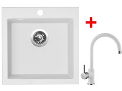Sinks VIVA 455 Milk + Vitalia GR Sinks VIVA 455 Milk + Vitalia GR