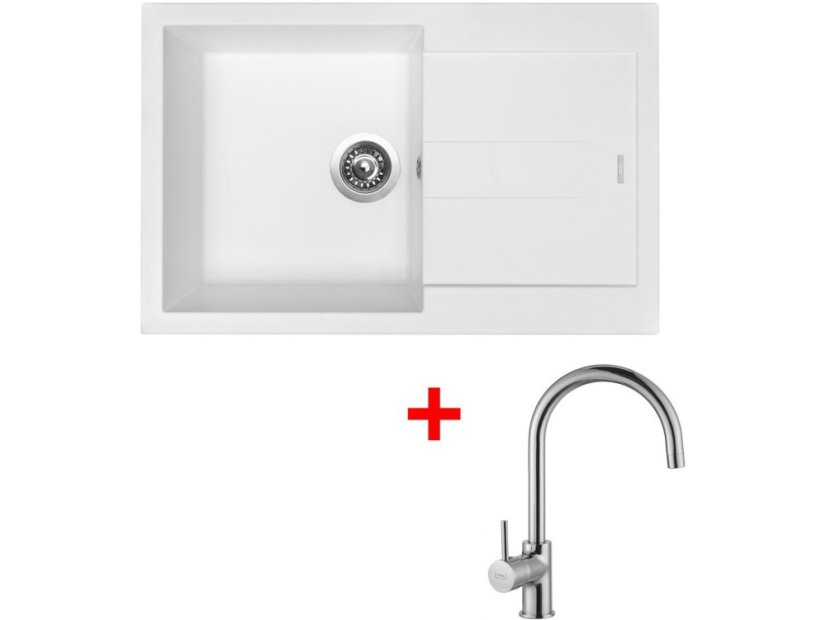 Set Sinks AMANDA 780 Milk+VITALIA