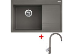 Set Sinks RIM 780 L Truffle + Vitalia GR Set Sinks RIM 780 L Truffle + Vitalia GR
