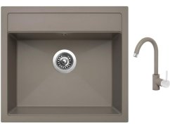 Set Sinks SOLO 560 Truffle + baterie Sinks MIX 35 Truffle Set Sinks SOLO 560 Truffle + baterie Sinks MIX 35 Truffle