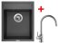 Set Sinks Classic 400 Granblack + Vitalia