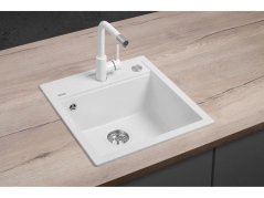Granitový drez Concept DG00C50wh Cubis Biely - 2