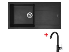 Set Sinks Amanda 990 Nanoblack+MIX 35 Nanoblack Set Sinks Amanda 990 Nanoblack+MIX 35 Nanoblack