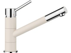 Drezová batéria Blanco KANO biela soft/chróm - 1 Drezová batéria Blanco KANO biela soft/chróm - 1