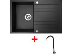 Sinks GRANDE 800 XC Granblack + Elasta nerez/čierná Sinks GRANDE 800 XC Granblack + Elasta nerez/čierná