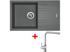 Sinks LINEA 780 Titanium + Elka Sinks LINEA 780 Titanium + Elka