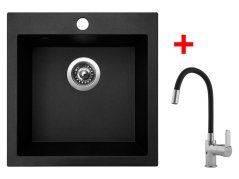 Sinks VIVA 455 Granblack + Flexia Sinks VIVA 455 Granblack + Flexia