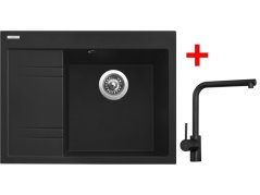Set Sinks RIM 650 P Metalblack + Elka černá matná Set Sinks RIM 650 P Metalblack + Elka černá matná