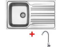 Sinks STAR 860 + ELASTA nerez/šedá