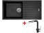 Set Sinks Perfecto 1000 Pureblack + Mix 3 P GR N6