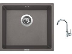 Set Sinks FRAME 457 Truffle + batéria Sinks MIX 35 chróm